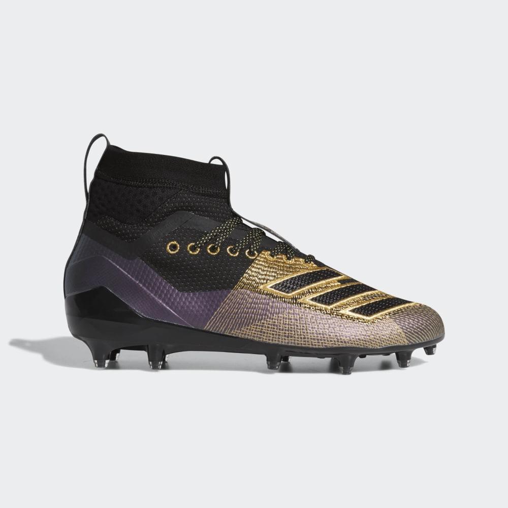 Ghete Fotbal Adidas Adizero 8.0 SK Barbati Romania - Negrii/Aurii Metal/Gri D97643